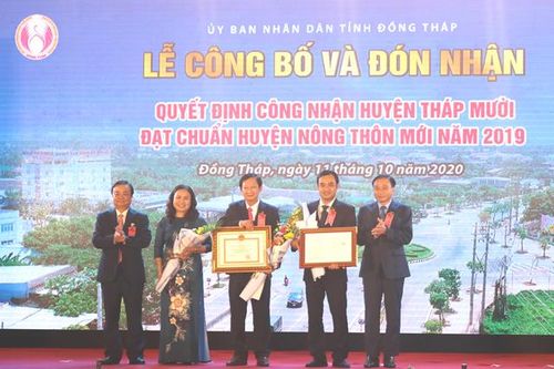 Huyện Tháp Mười - hành trình đạt chuẩn nông thôn mới