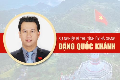 Infographic: Sự nghiệp Bí thư Tỉnh ủy Hà Giang Đặng Quốc Khánh