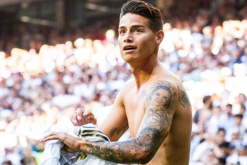 Ý nghĩa 18 hình xăm của cầu thủ James Rodríguez