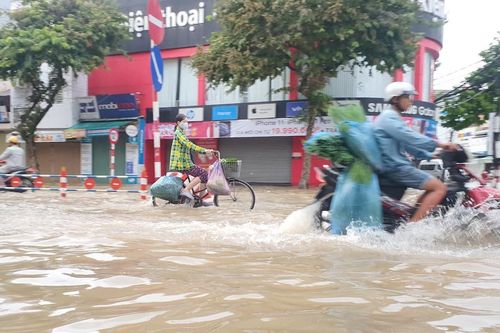 Triều cường gây ngập 130 tuyến đường ở Cần Thơ