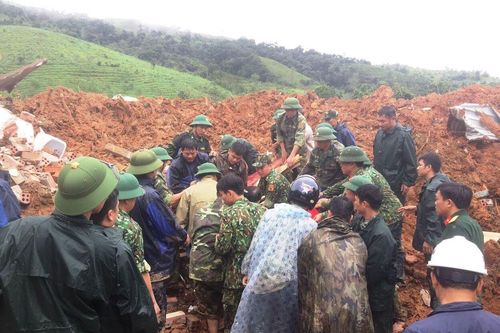 Cán bộ, chiến sĩ Đoàn 337 gặp nạn đang làm nhiệm vụ giúp dân