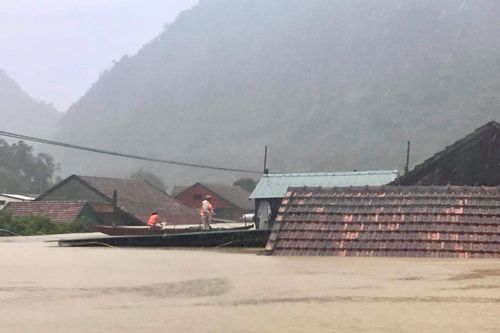 Quảng Bình: Ngập lụt trên diện rộng, đã di dời 3.657 hộ dân