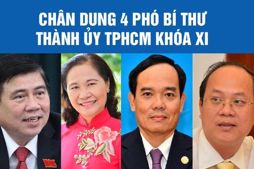 Bốn Phó Bí thư Thành ủy TPHCM là những ai?