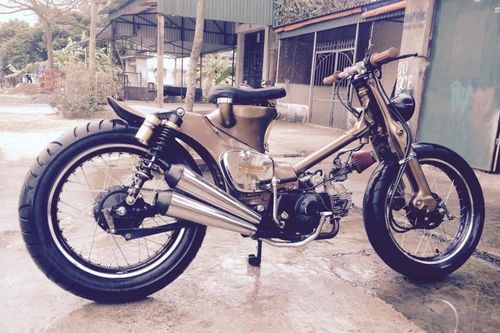 Ngắm những chiếc Honda Super Cub độ 2 pô cực chất
