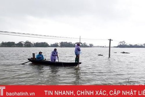 Một người mất tích khi bắt cá trong mưa lớn