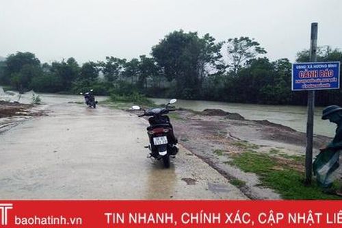 Hương Khê: Người đàn ông tử vong khi đi xe máy qua đập tràn