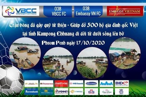 Quyên góp gây quỹ ủng hộ người gốc Việt trên Biển Hồ Campuchia