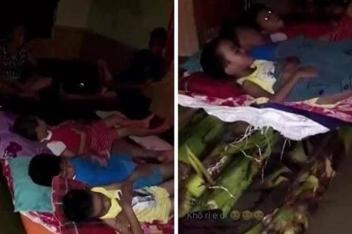 Người dân Quảng Trị lên mạng cầu cứu khẩn thiết trong đêm: Trẻ em phải ngủ trên thân chuối, nổi lên theo dòng nước lũ