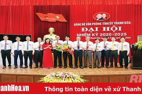 Phát huy truyền thống 90 năm xây dựng và trưởng thành, Văn phòng Tỉnh ủy Thanh Hóa nỗ lực thực hiện tốt công tác tham mưu, phục vụ sự lãnh đạo, chỉ đạo của Tỉnh ủy