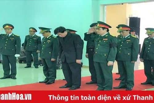 Đoàn công tác tỉnh Thanh Hóa tham dự lễ viếng và truy điệu 13 cán bộ, chiến sỹ hy sinh tại thủy điện Rào Trăng 3