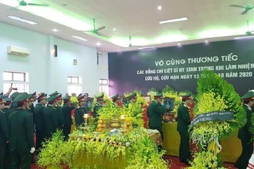 Phó Thủ tướng Trịnh Đình Dũng: Vĩnh biệt những người con dũng cảm của Tổ quốc