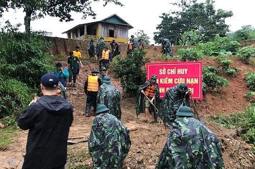 Khắc phục sự cố sạt lở núi tại Đoàn Kinh tế-Quốc phòng 337: Đã tìm thấy 14 thi thể, cán bộ chiến sĩ