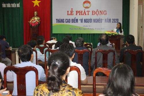 Thừa Thiên - Huế: Mặt trận phát động Tháng cao điểm 'Vì người nghèo'