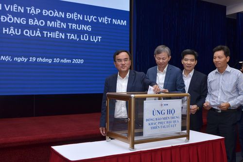 EVN phát động ủng hộ đồng bào miền Trung khắc phục hậu quả lũ lụt