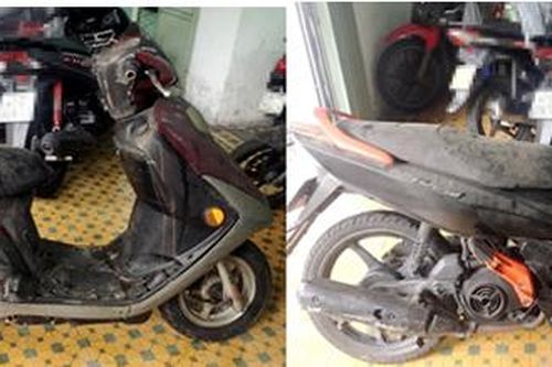 Xe 'lạc' trong công viên