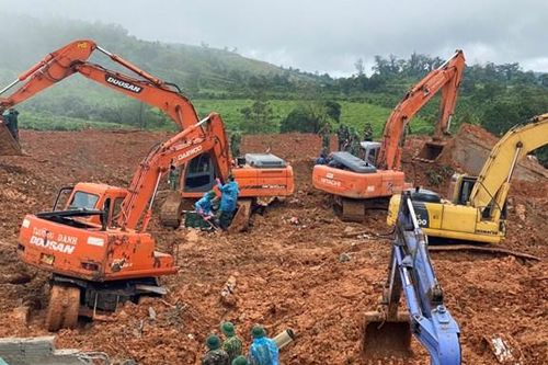 Đã tìm thấy thi thể 22 chiến sĩ vụ núi lở