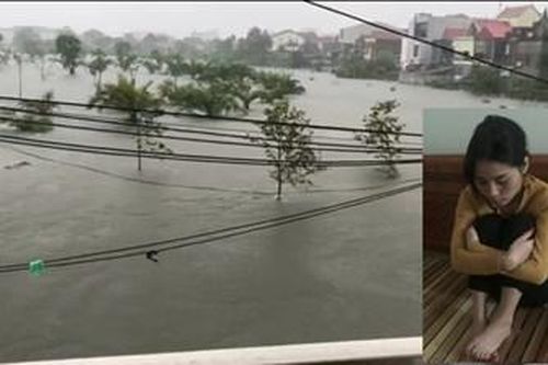 Kịp thời cứu 1 phụ nữ bị lũ cuốn trôi ngay trên phố