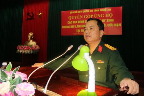 Phát động phong trào thi đua học tập, noi gương cán bộ, chiến sỹ anh dũng hy sinh khi làm nhiệm vụ