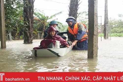 Chủ tịch UBND tỉnh Hà Tĩnh ra lệnh sơ tán 14.983 hộ dân 3 địa phương ảnh hưởng xả lũ Kẻ Gỗ