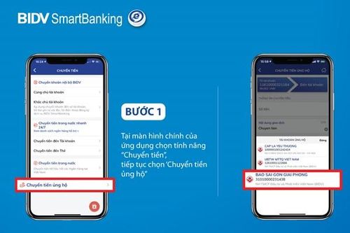 BIDV miễn phí chuyển tiền ủng hộ 'Cùng miền Trung vượt lũ'