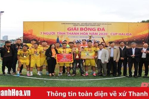 Giải bóng đá 7 người tỉnh Thanh Hóa - Cúp Halida năm 2020 thành công tốt đẹp