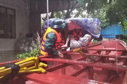 Hà Tĩnh: Ngập lụt vùng hạ du hồ Kẻ Gỗ vẫn đang phức tạp