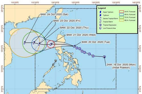 Bão Saudel đổ bộ Philippines, chuẩn bị đi vào Biển Đông