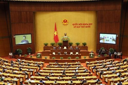 Khai mạc Kỳ họp thứ 10, Quốc hội khóa XIV