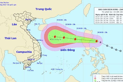 Bão Saudel giật đến cấp 14 sắp vào Biển Đông