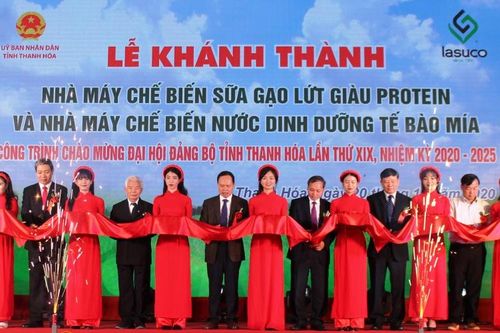 Lasuco khánh thành nhà máy chế biến đồ uống cao cấp