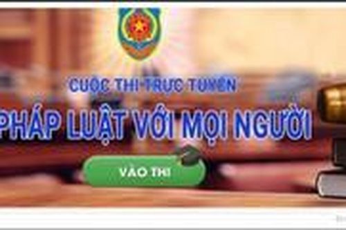 Tích cực hưởng ứng, tham gia cuộc thi 'Pháp luật với mọi người'