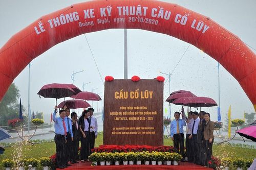 Thông xe kỹ thuật cầu dây văng hiện đại nhất Quảng Ngãi