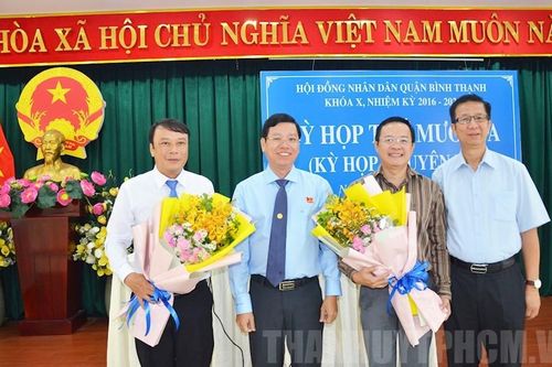 Ông Đinh Khắc Huy được bầu làm Chủ tịch UBND Quận Bình Thạnh