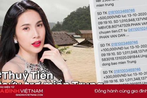 60 tỷ đồng ủng hộ miền Trung sau gần một tuần: Niềm tin và tấm lòng từ tâm