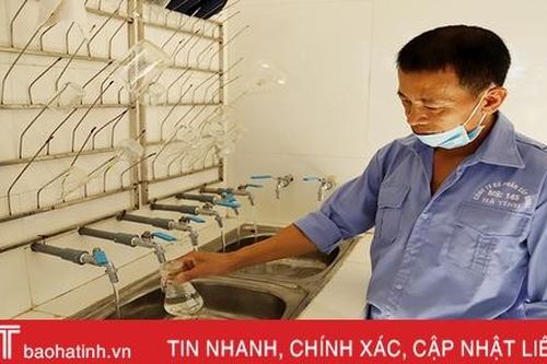 Không xảy ra mất nước do sự cố máy bơm của Nhà máy Nước TP Hà Tĩnh