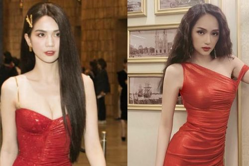Hương Giang - Ngọc Trinh nghiện sắc đỏ bỏng cháy, chẳng cần lửa mà vẫn 'đốt tim' fan
