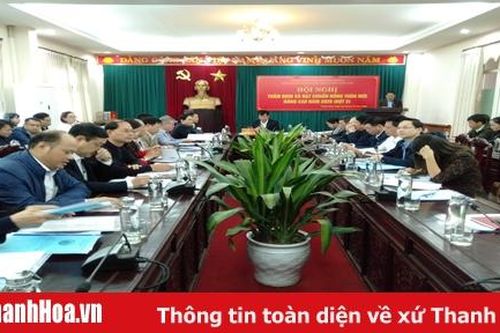 Thẩm định xã đạt chuẩn nông thôn mới nâng cao năm 2020