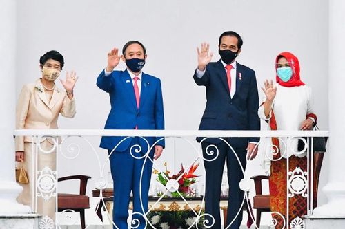 Thủ tướng Suga thăm Indonesia, khởi động hội đàm 2+2