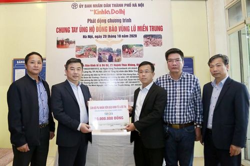 Báo Kinh tế & Đô thị cùng nhiều doanh nghiệp, tổ chức Chung tay ủng hộ đồng bào vùng lũ miền Trung