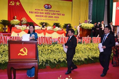Quảng Ngãi: Ban chấp hành Đảng bộ giảm 5 người so với nhiệm kỳ trước