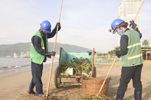 Những người thầm lặng làm đẹp môi trường du lịch biển Quy Nhơn