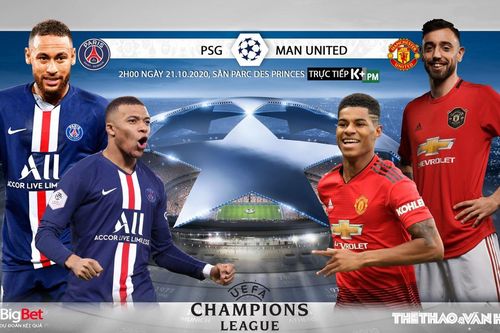 Soi kèo nhà cái PSG vs MU. Vòng bảng Cúp C1 Châu Âu. Trực tiếp K+PM