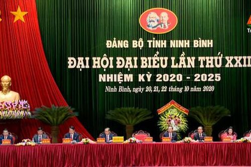 Khai mạc Đại hội đại biểu Đảng bộ tỉnh Ninh Bình lần thứ XXII