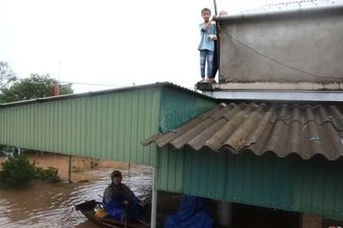 'Tâm lũ' huyện Cẩm Xuyên, tỉnh Hà Tĩnh thiệt hại nặng nề