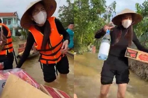 Lội nước lũ cứu trợ miền Trung, Thủy Tiên bị ghẻ, chữa thế nào?