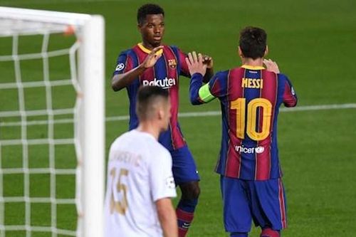 Bàn thắng làm nên lịch sử ở cúp C1, sao trẻ Ansu Fati nể phục Messi tuyệt đối