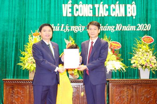 Thành phố Phủ Lý có Tân Bí thư