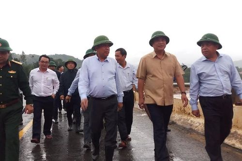 Phó Thủ tướng kiểm tra công tác phòng chống thiên tai tại Quảng Nam