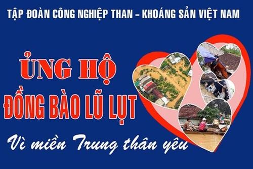Tập đoàn TKV ủng hộ 5 tỷ đồng giúp đồng bào vùng lũ miền Trung