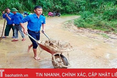 Hương Khê tập trung khắc phục hậu quả lũ lụt